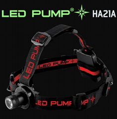 160 lumens headlamp/headtorch with 1 CREE LED and 3×AAA batteries