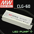  MEANWELL 60W 12V/15V/20V/24V/27V/36V/48V PFC IP67 LED Driver/Power Supply