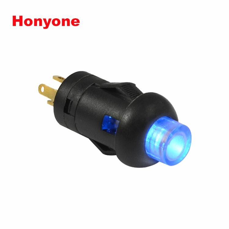 HONYONE PB11圓柱形帶燈按鈕開關 2