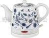 供應海潤HR-2110青花陶瓷電熱壺