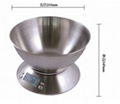 5kg/1g digital stainless steel kitchen scales for household 4