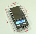 100g*0.01g car keys style digital pocket scale 6