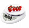 5kg/1g Digital household kitchen scale