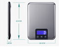 Stainless Steel Kitchen Scale 5kg*1g