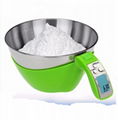 5KG 11lbs Digital Kitchen Scale with Bowl