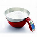 5KG 11lbs Digital Kitchen Scale with Bowl