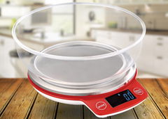 Kitchen scale with 1.88L bowl