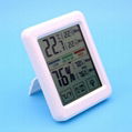 Household mini LCD Digital Thermometer Hygrometer with Jumbo Touchscreen and Bac