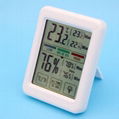 Household mini LCD Digital Thermometer Hygrometer with Jumbo Touchscreen and Bac