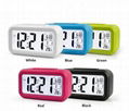 Popular LED Digital wake up light alarm clock Snooze smart Digital clock 