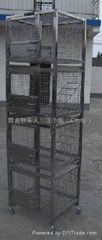 Four layers stainless steel cat rabbit cage