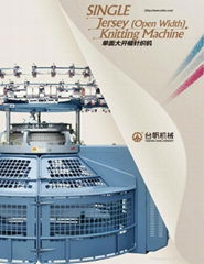 Open Width Single Jersey Knitting Machine