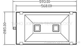 120w led tunnel lamp led flood light led lamp 3