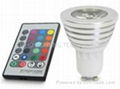 led 3w rgb spotlight gu10 led lamp led bulb