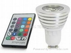 led 3w rgb spotlight gu10 led lamp led bulb