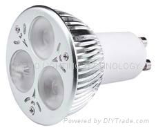 led 4.5w spotlight led gu10 led dimmable lamp