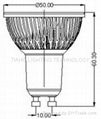 led 4.5w spotlight led gu10 led dimmable lamp 2