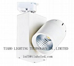 led 15w cob track light led track bulb 4 wires