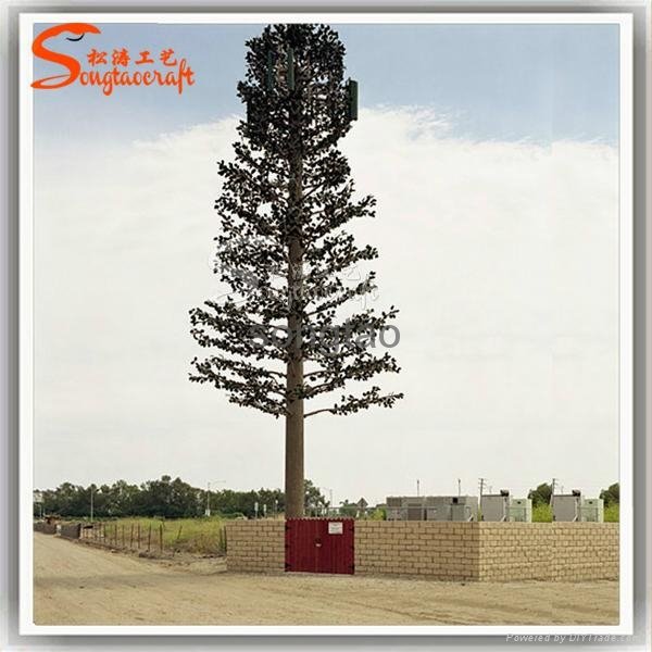 Artificial Palm Tree Cell Phone Tower for Camouflaged Commnication Tower