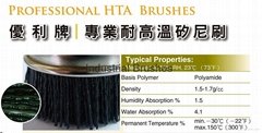 UNION high temperature abrasive  nylon brushes