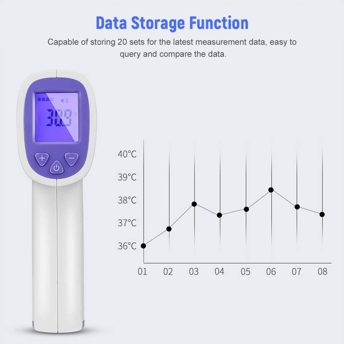  Infrared Thermometer Portable Digital Forehead for Adult and Baby 3