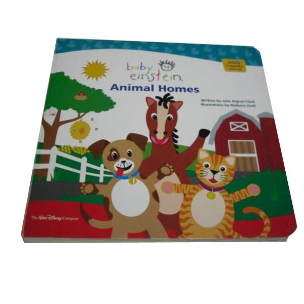 Customized children board book printing 4