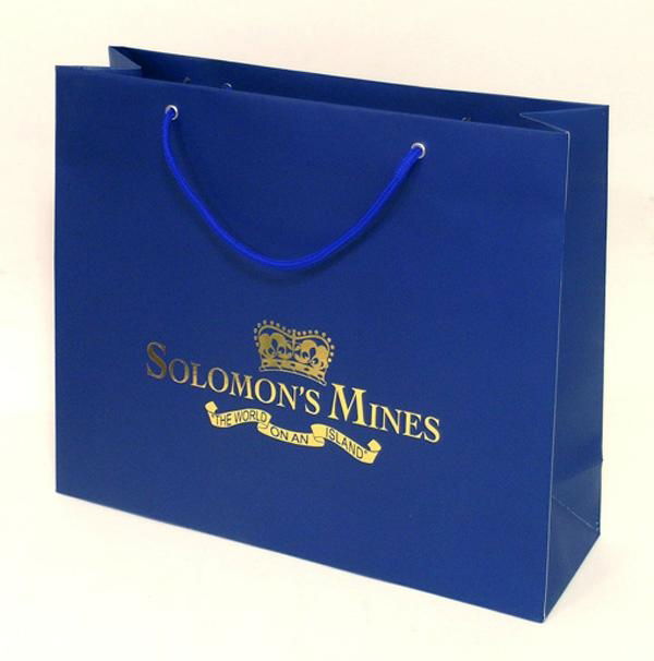 OEM luxurious shopping paper bag 5