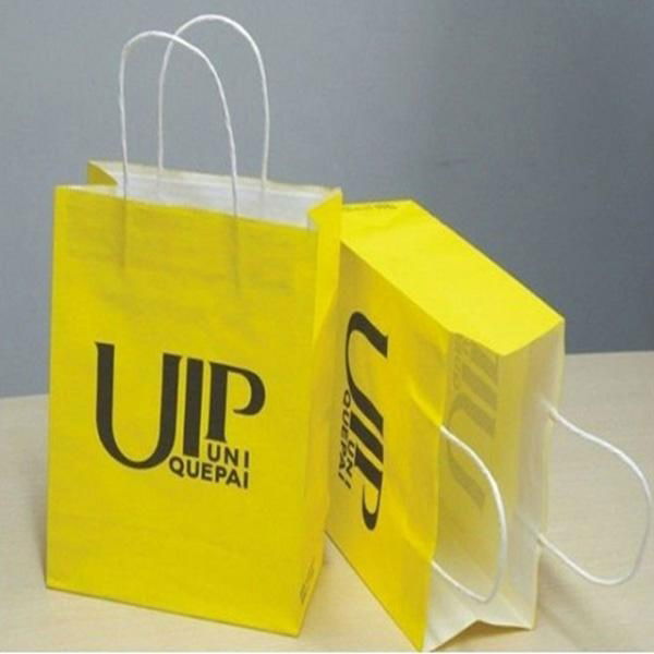 High quality kraft paper bags for shopping 4
