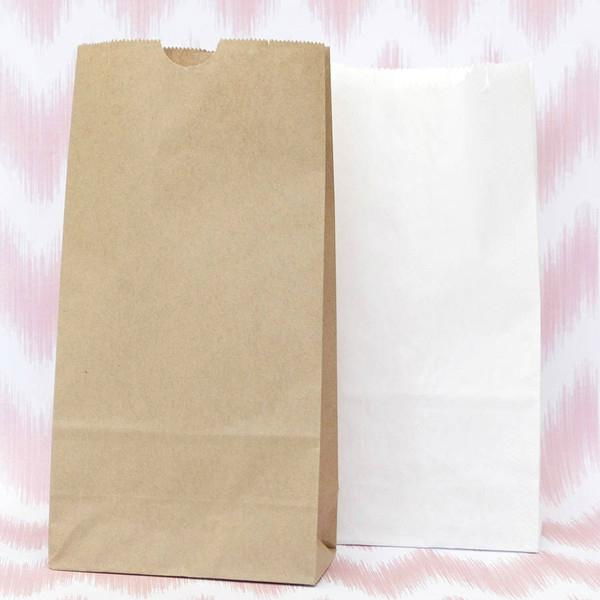 Custom brown kraft paper bags for food 3