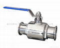 Sanitary ball valve