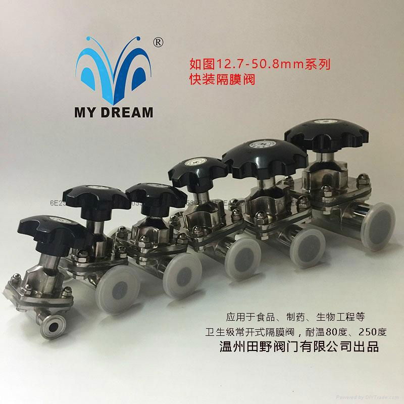 Tri-clamp diaphragm valve 2