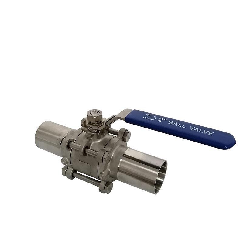 3-PC welded ball valve 5