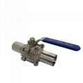 3-PC welded ball valve 5