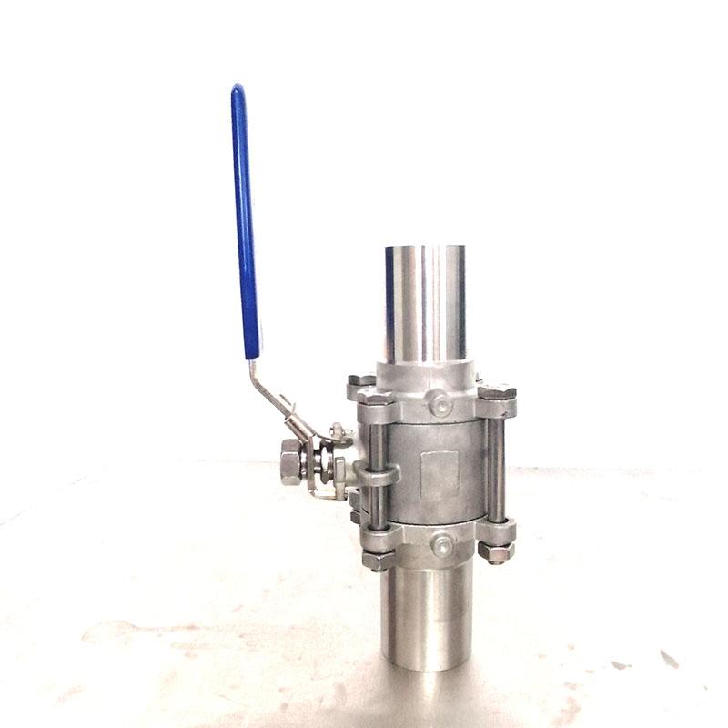 3-PC welded ball valve 4