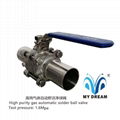 3-PC welded ball valve