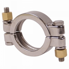 不锈钢高压卡箍精铸快装卡子铜螺帽Higt pressure clamp
