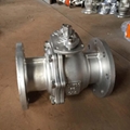 Stainless steel flange ball valve 
