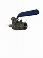 Stainless steel two-piece integrated pagoda ball valve 2