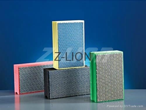 Electroplate Diamond Hand Pads/ diamond pads 90x55mm 4