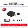 usb type c Bluetooth dongle audio transmitter adpter for Switch PS4-NPA1 1
