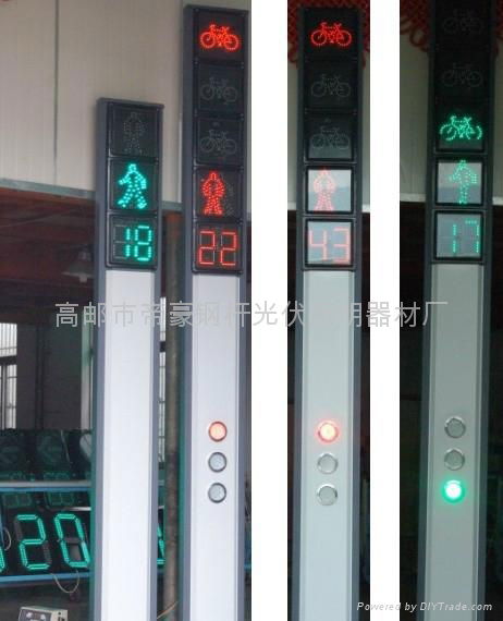 Frame type traffic signal pole 4