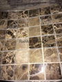 polished emperador dark mosaic  1