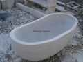 white marble bathroom bathtub 2