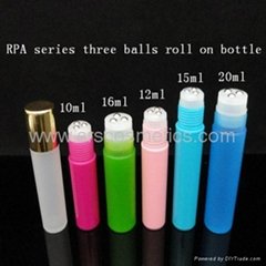10ml~20ml roll on bottle with three balls