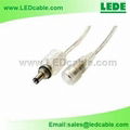 Transparent Waterproof DC Power cable 1