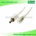 Transparent Waterproof DC Power cable