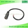 DC Power Pigtail For LED lighting