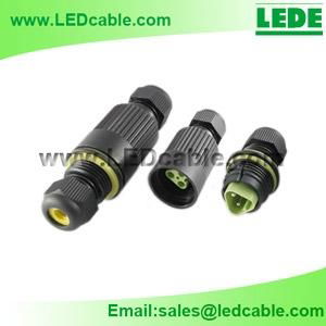 LED IP68 Waterproof Cable Connector