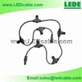 LED lighting Waterproof Cable with Multiple Ports T Junction 1