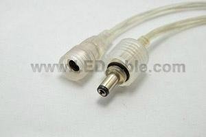Transparent Waterproof DC Power cable 2